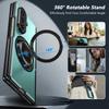 KEYSION 360°Rotating Magnetic Ring Stand Case for MagSafe for Samsung Galaxy Z Fold 7 5G Hinge Phone Cover with Screen Protector