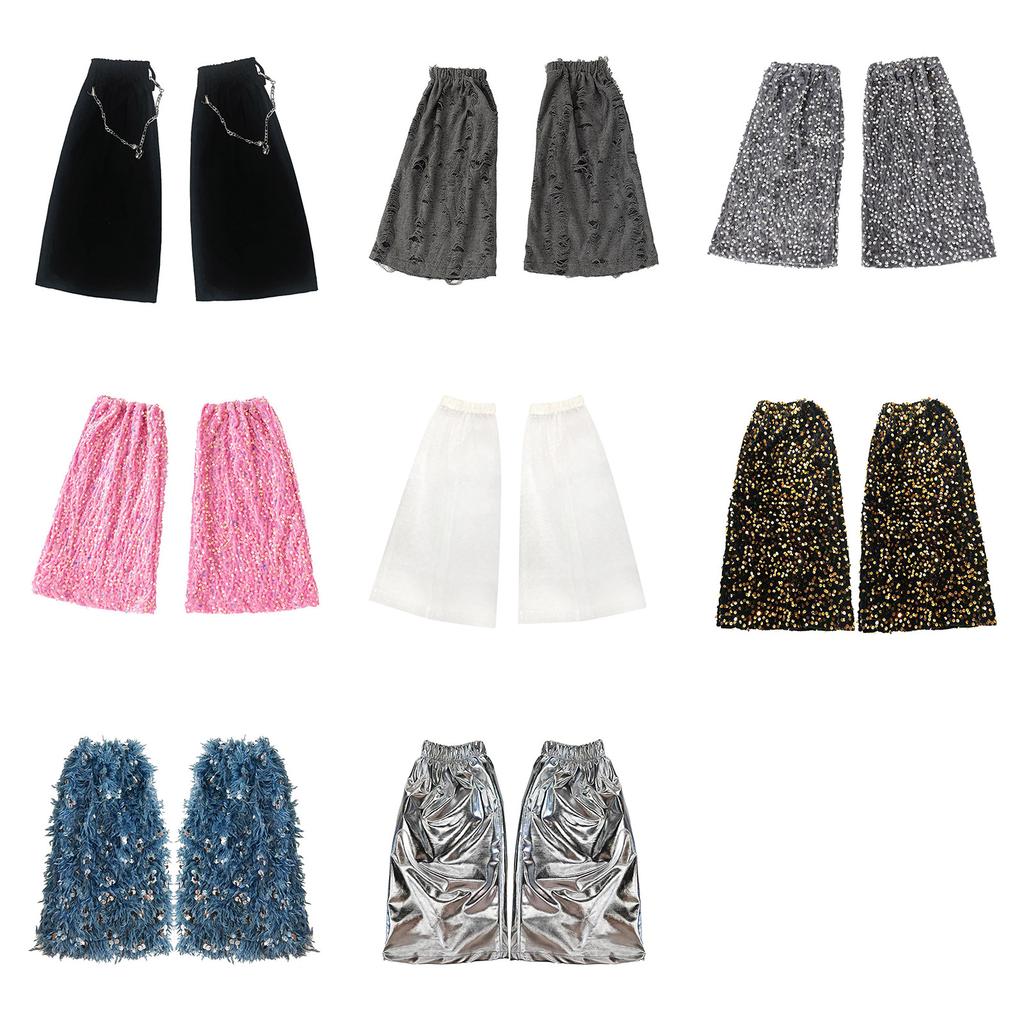 Womens Leather Long Leg Socks Leg Warmers Harajuku Boot Socks Winter Ankle Heap Socks Sequins Leg Warmers Gifts