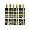 Glowing Stickers Decals for Dashboard and Central Console Customization Transparent Design Flame Retardant PVC Waterproof