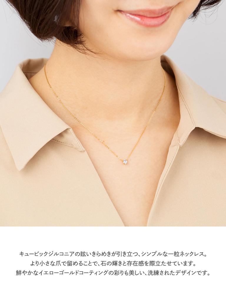 Official Silver Yellow Gold Birthday Gift for Comes with Jewelry 151824121001 [CANAL 4℃] Necklace, Women, Case,