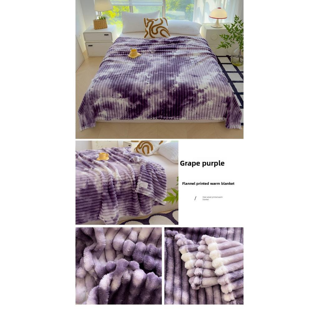 Thickened Blanket, Milk Velvet, Coral Velvet, Flannel, Nap Air Conditioning Blanket, Sofa Cover Blanket, Office Gift Blanket