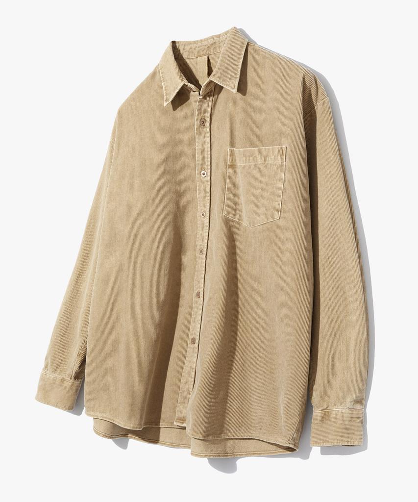COFWI Pigment Corduroy Shirt Beige