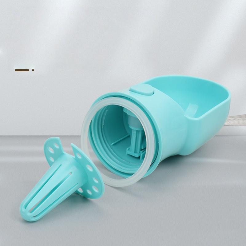 Dog Cat Water Bottle, Portable Pet Water Bottle with Food Container, Outdoor Water Dispenser, Leak Proof Water Bottles for Dogs