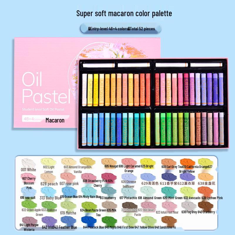 Xin San Cai Super Soft Oil Pastels: Full DIY Set for Art Students with Rich Colors