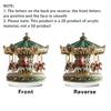 2D Acrylic Carousel Decorative Ornament Novel Christmas Home Decorations 2025 Xmas Navidad 2026 New Year Party Supplies