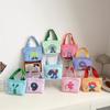 Neue Mini-Canvas-Tasche Cartoon Damen-Handtasche Koreanischer Stil Kleine Taschen Niedliche Hand-Mittagstasche Lässige Tragetaschen Hand-Snack-Tasche Chang