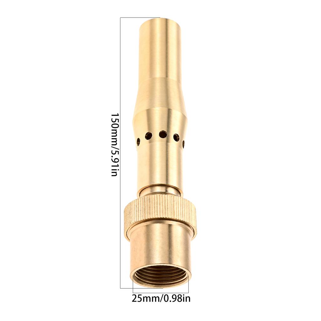 1pc Brass Adjustable Bubbling Fountain Nozzle 1/2" 3/4" 1" Thread Multi-branch Floating Air Spray Head Pond Pool Hotel Parks