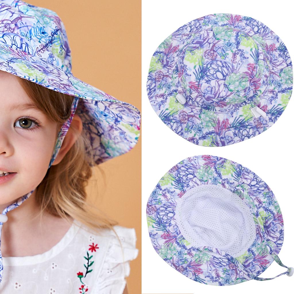 Beach Bucket Hat Unisex Baby Boy Girl Outdoor Children Bucket Hat