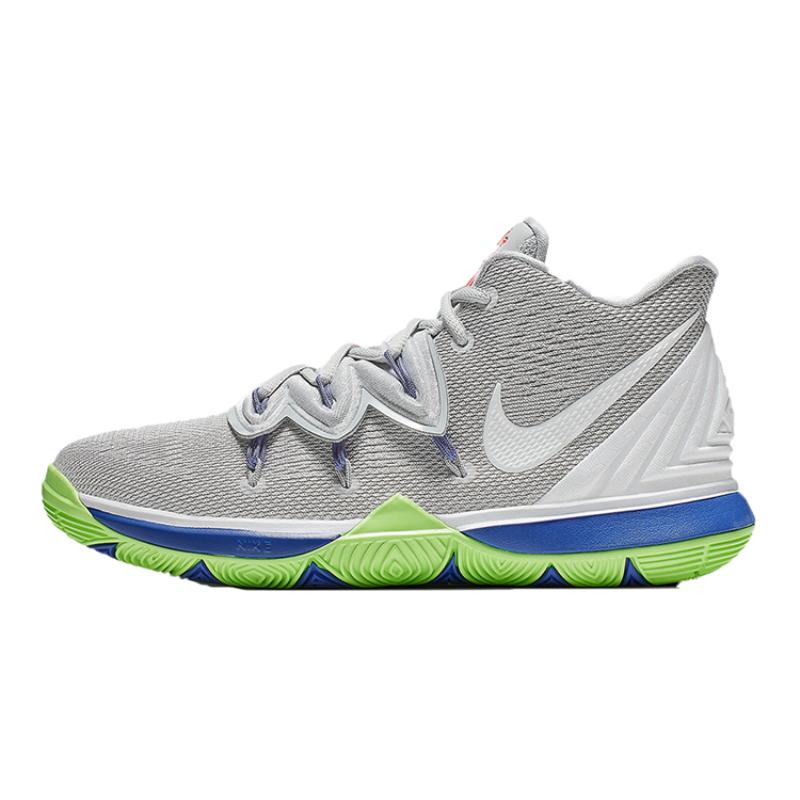 Nike Kyrie 5 Wolf Grey Lime Blast GS Sneakers AQ2456-099 38.5