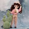 30 CM Mini Mobile 23 Bambole Snodate Ragazze Giocattolo 3D Grandi Occhi BJD Principessa Abiti Completi Collezione di Abiti Per Bambini Regalo bambola