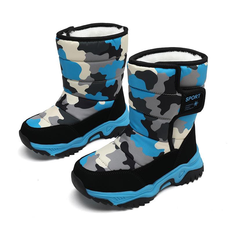 Bota Platform Kid Snow Boot 2025 Winter NewCasual Boy Cotton Shoe Warm Girl Boot Plush Ankle Boot Cotton Boot Kid Boot Girl Shoe