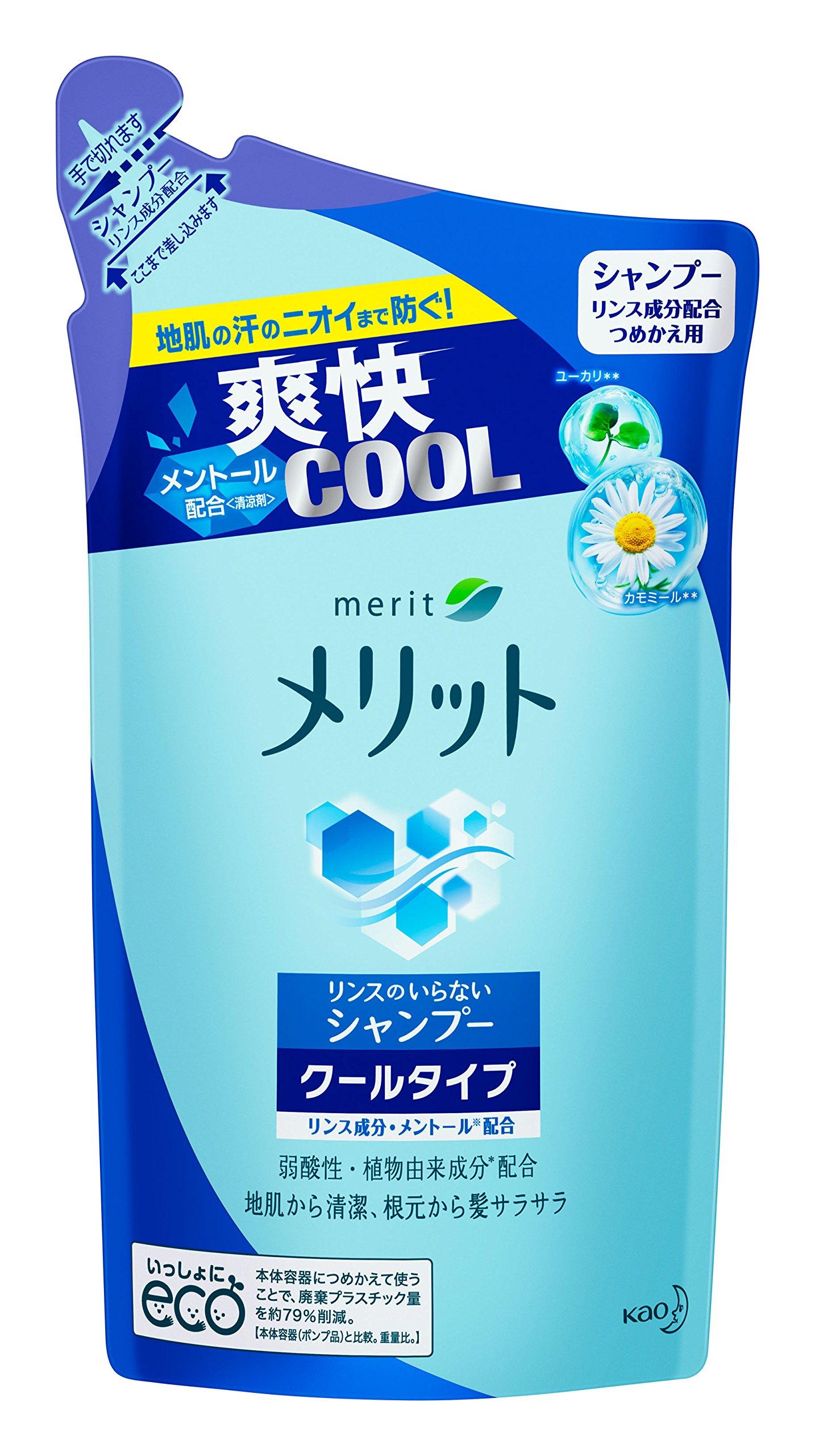 

Merit Cool shampoo refill 340ml rinse-free