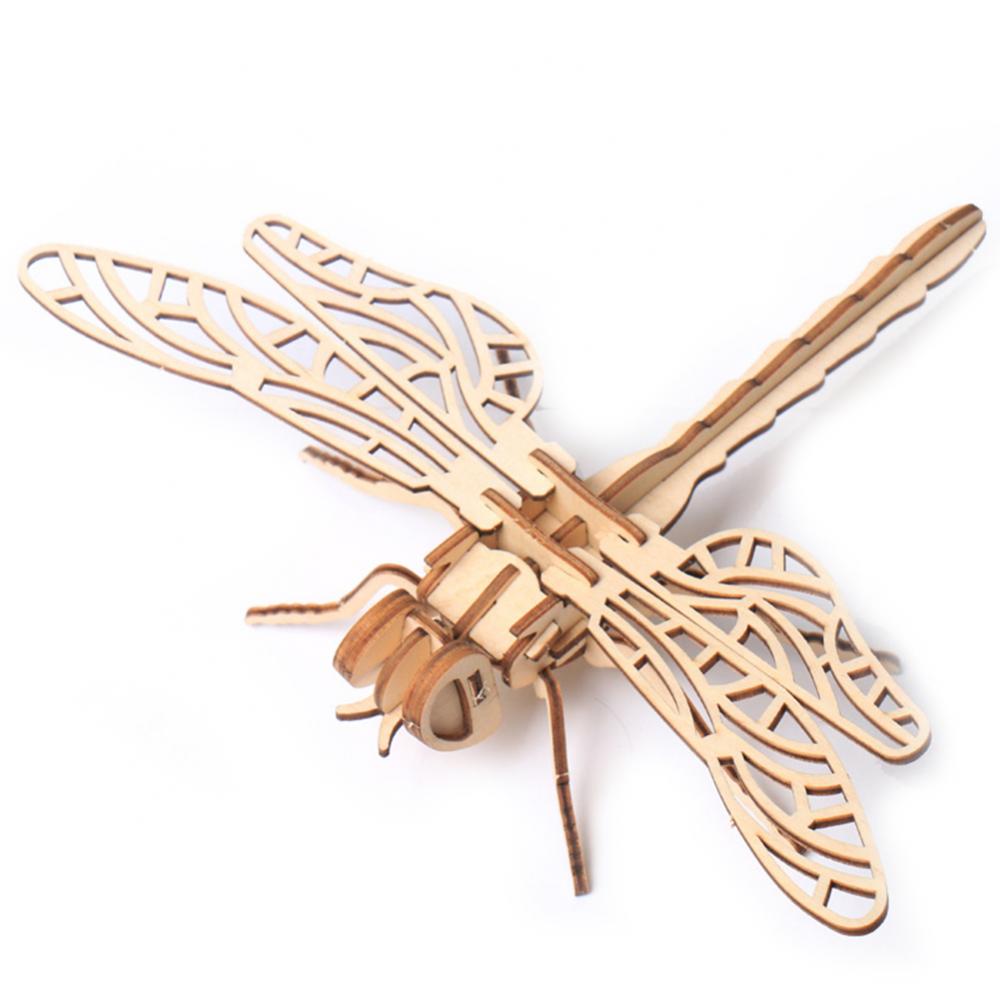3D Wooden Insect Puzzle Animal Skeleton Assembly Model Puzzle DIY Wooden Crafts 3D Puzzle STEM Toys Gifts for Kids Adults Teens