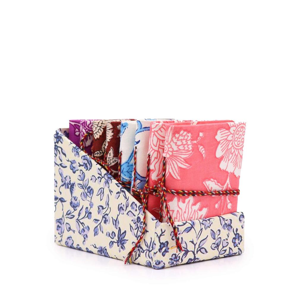Floral Print Pocket Notebook 7x10cm