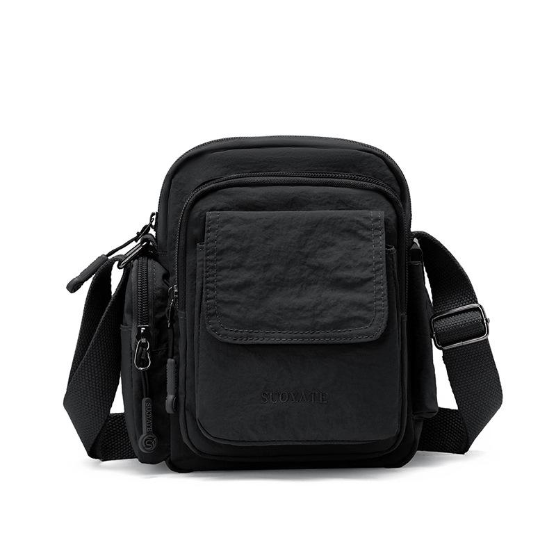 Small Square Bag Women's Shoulder Bag Water-Repellent Nylon Crossbody Bag
