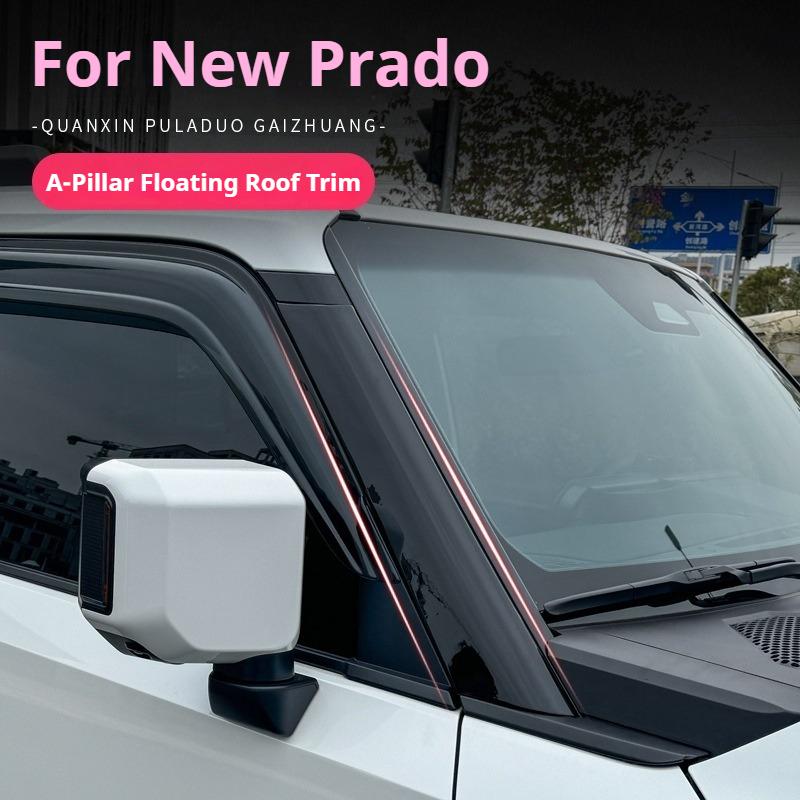 For Toyota Land Cruiser 250 Prado Lc250 2024 Car A-pillar Decorative Strip Suspended Roof Window Front Gear Pillar Light Strip