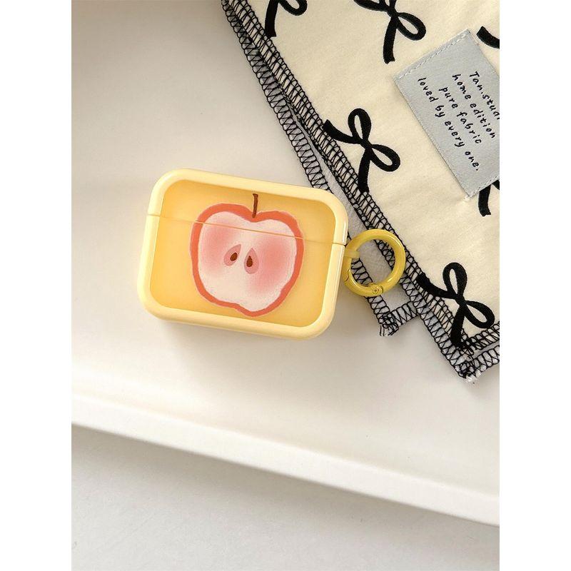 2 Generation Yellow 3 Generation Silicone Pro Fruit Pattern Cute Minimalist Young Adult Airpodspro Second Generation Drop-Resistant New Arrival Soft