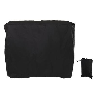Housse de table de ping-pong noire avec fermeture éclair 210, revêtement argenté, imperméable et anti-poussière