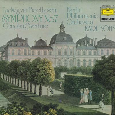 LP Record BEETHOVEN, BERLIN PHILHARMONIC ORCH - Symphony No.7 Coriolan Overture 2535147 DEUTSCHE GRAMMO Japan Classical Used