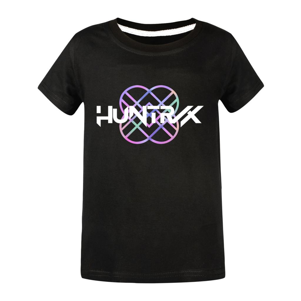 Movie Huntrix Kpop Demon Hunters T-Shirt Boys Girls Summer Crew Neck Short Sleeve Tees Fashion Kids T-shirt
