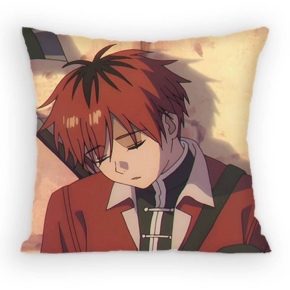Stark Anime Frieren Pillow Case Sofa Living Room for Bedroom car Headboard Backrest Cushion Square Cushion Nap Time