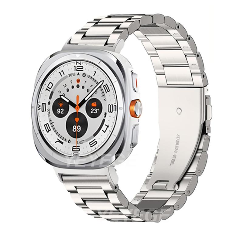 Metal Strap For Samsung Galaxy Watch Ultra LTE 47mm Band Stainless Steel Strap For Samsung Watch 7 44mm 40mm Wristband Correa