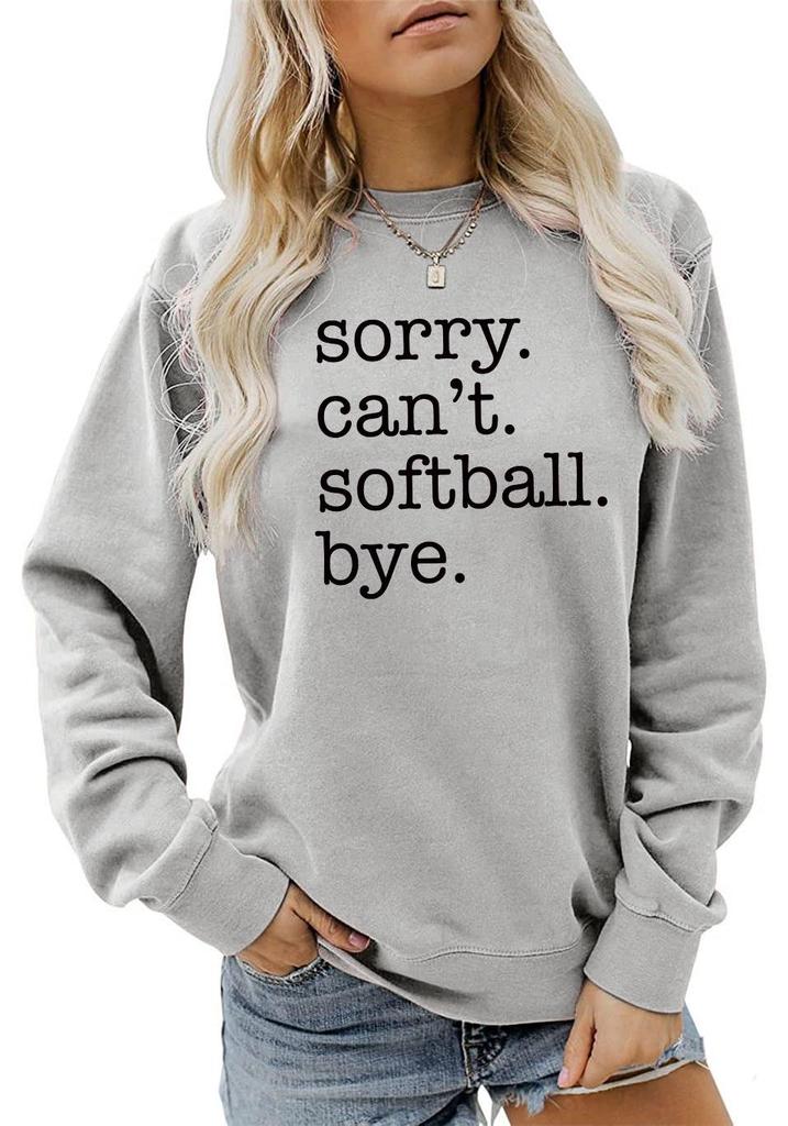 European and American Women's Oversized Long Sleeve Sweatshirt