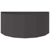 Planter Black 90 X 45 X 35 Cm Steel