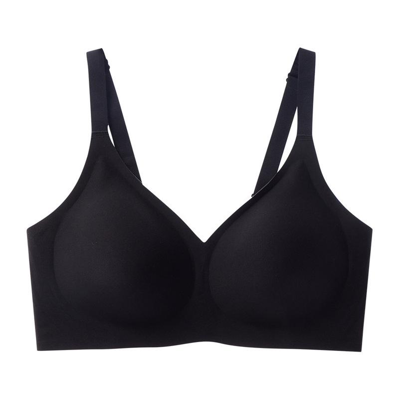 Cross-Border Plus Size Seamless Women's Bra: Anti-Sagging, Breathable, Wire-Free, Thin Cup with Support