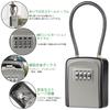 Diyife Waterproof Key Box Small Security Key Box with Outdoor Key Seal for Shared Outdoor Vacation and Safe and Includes Japanese Instructions [2