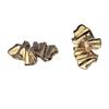 Luxury European & American Angel Brooch: Stylish, Pleated Metal Pin for Fashionable Clothing