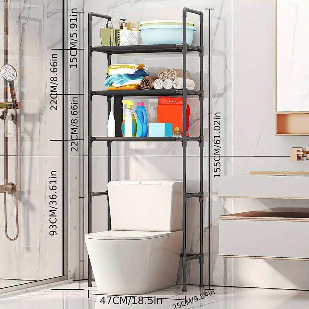 1pc-3rd floor bathroom storage rack, bathroom rack above toilet seat,bathroom storage platform, multifunctional storage platform