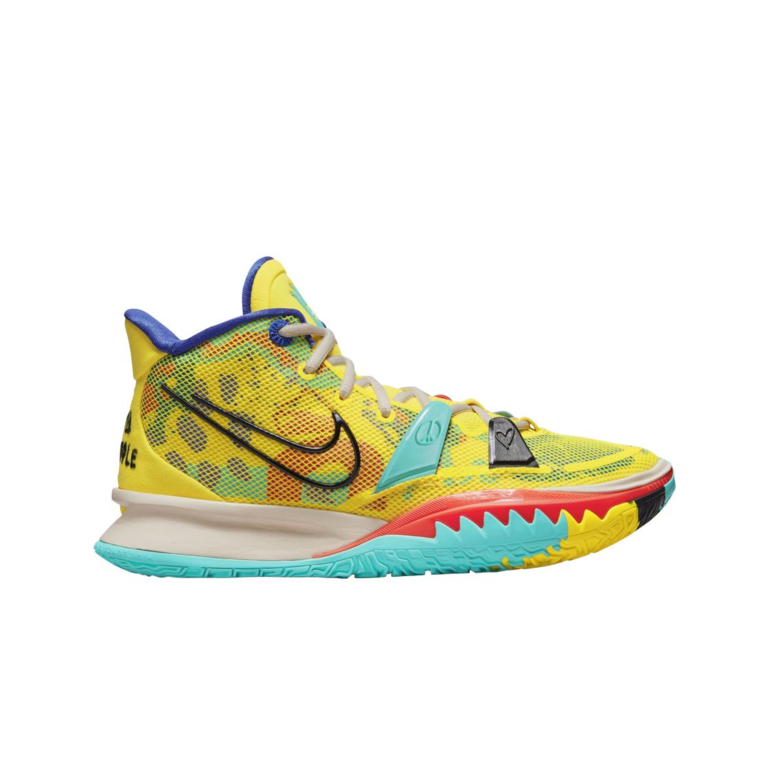 

Мужские кроссовки Nike Kyrie 7 EP 1 World 1 People Yellow Strike CQ9327-700