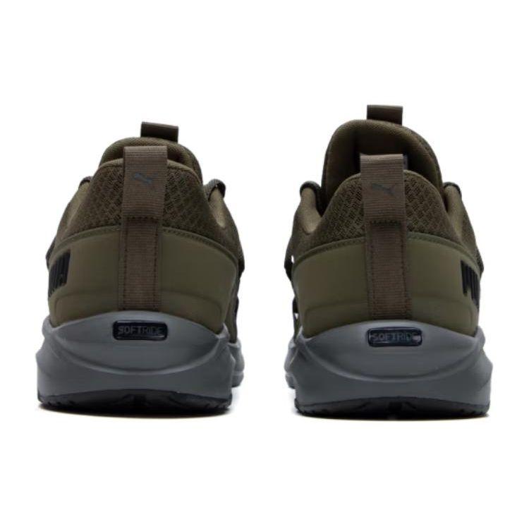 Puma Scarpe da Corsa Basse da Uomo Green Black Softride 377671-13