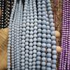 6-10mm Natural Angelite Round Beads for DIY Jewelry Making