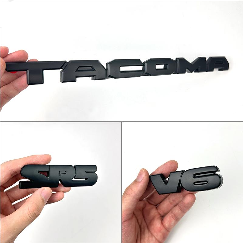 BBcp3 Suitable for Toyota TACOMA V6 Modified Matte Black Body Label Tacoma Overlay Car Sticker Pickup V6 LIMITED SR5 4X4 Coverage