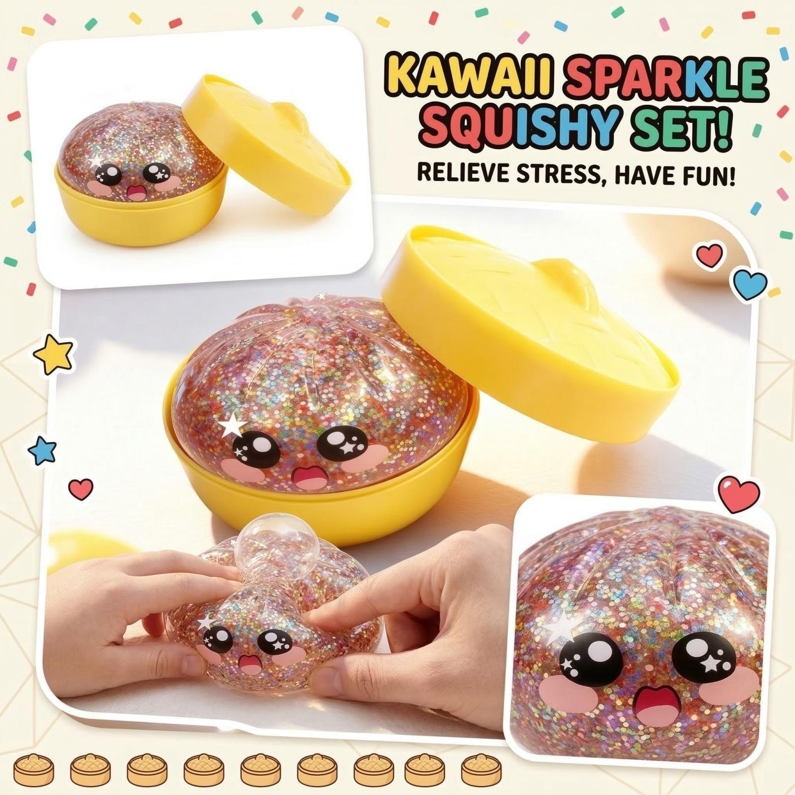 

Stress Relieving Squshy Toy, Soft Rubber Bun One Size розовый