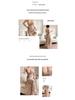 Elegant European and American Style Chiffon Dress - Sexy Deep V Backless, Long Versatile Printed Suspender Dress for Women