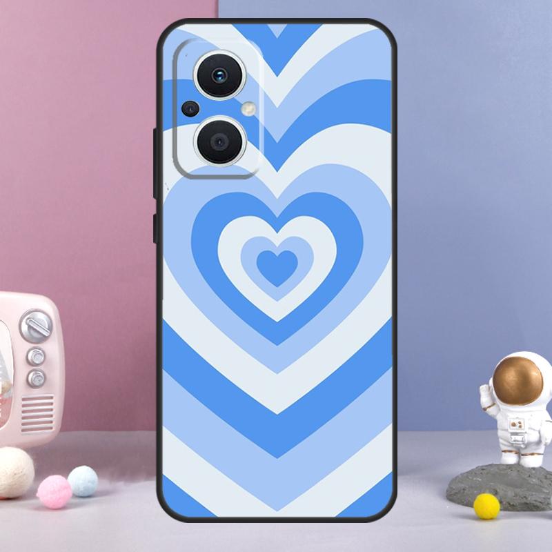 Sage Green Coffee Love Heart Latte Funda For OPPO Reno 12 F 11F 13F 14F 10 11 13 14 Pro 7 8 Lite OPPO Find X9 X6 X5 X8 Pro Case