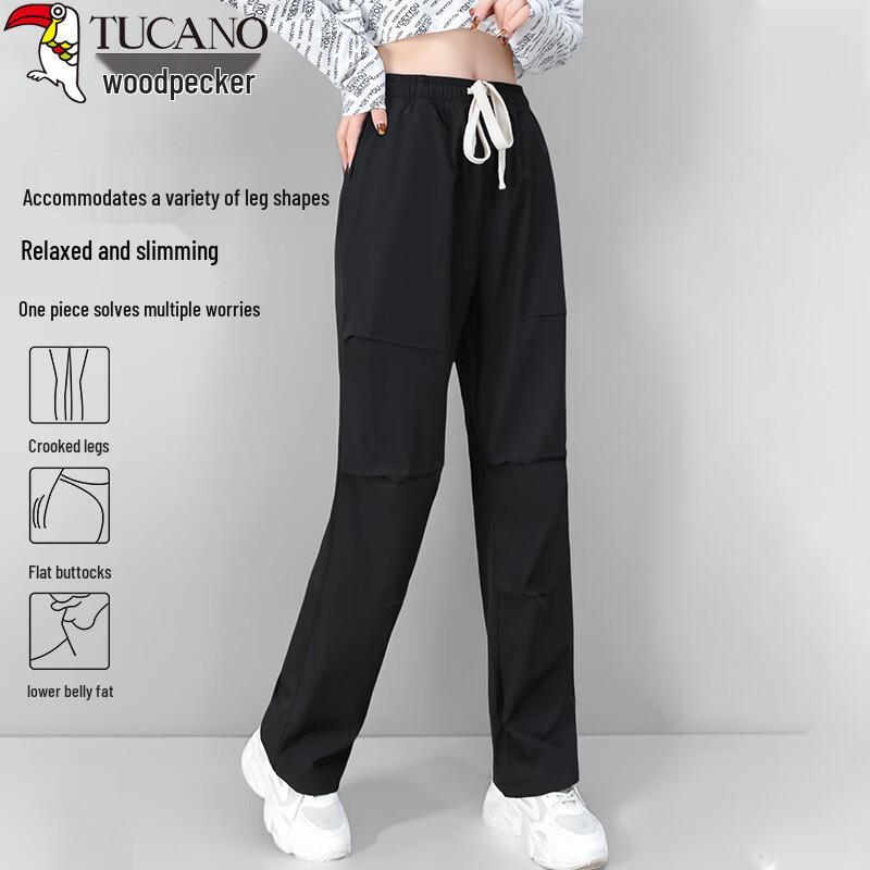Woodpecker Women's High-Waist Drawstring Cargo Pants
