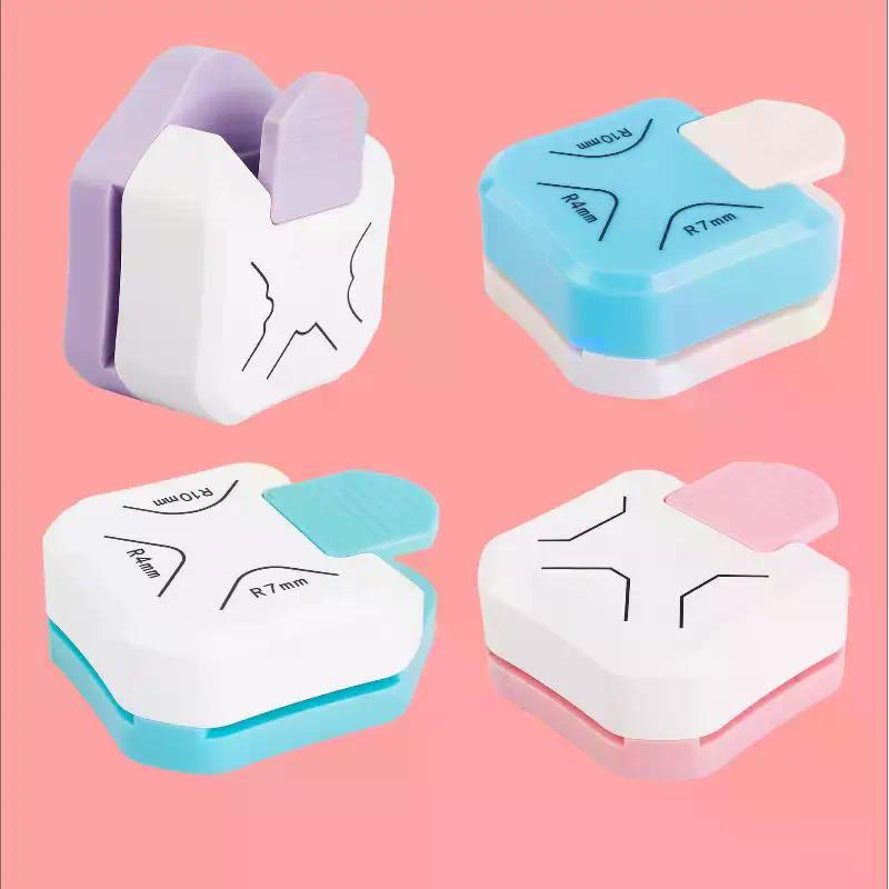 3 In 1 Corner Rounder Cutter For Scrapbook Cards Crafts Metal Plastic Design Paper Edge Maker