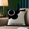 Fashion M-Mary-Q-Quant Pillow Case Safe Custom Photo Pillow, Anti-fade Brushed Fleece Cushion, Maternal & Infant Safe.