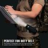 Adjustable Tactical Nylon Flashlight Holster with Rotating Waist Mount