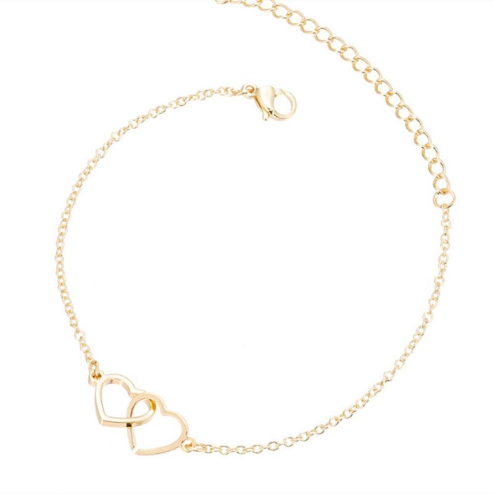 Zinc Zinc Alloy Bling Hollow Out Love Foot Chain\ Hollow Out Leg Chain  Travelling Souvenir