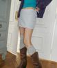 RESIS Shining Knit Mini Skirt [Silver] / Rf3Lsk504