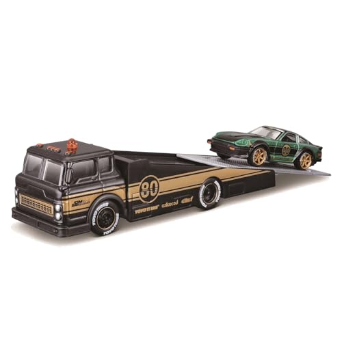 Maisto Масштаб 1/64 Элитный Транспорт Литая Модель Машины (Эвакуатор / 1983 Datsun 280zx - Зеленый/Черный)