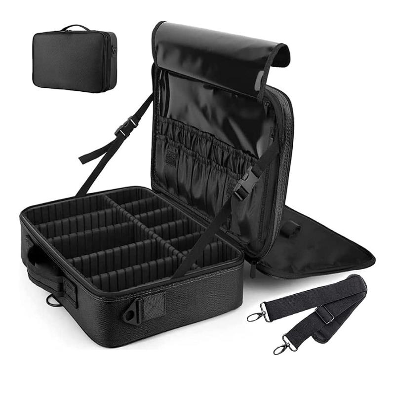 Cosmetic Organizer Case Roomy Cosmetic Bag with Compartments