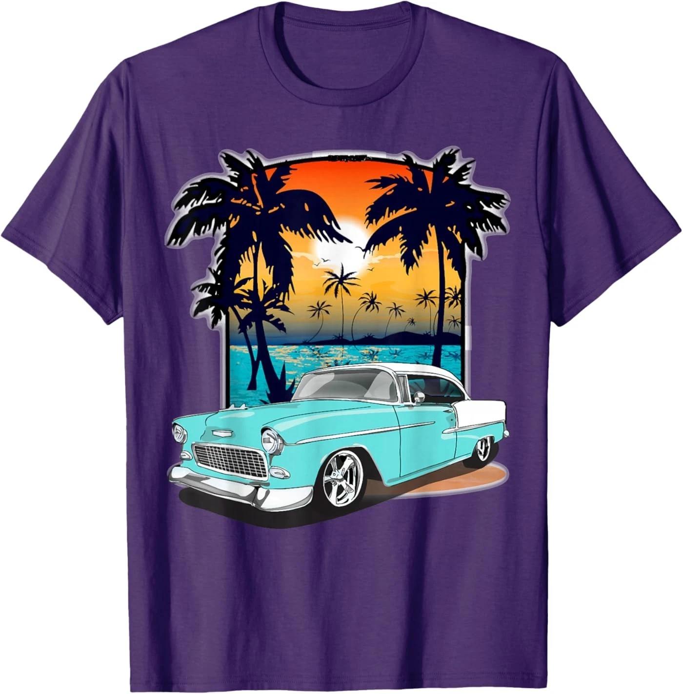 1955 55 56 57 Bel air Retro 50s Vintage Classic Old Hot Rod T-Shirt S