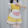 Original Japanese-Style Cute Maid Outfit with Golden Bells, Maid Costume Cosplay Anime Outfit, Cat Girl Stage Performance Costume