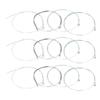 12Pcs Violin String Copper Alloy Professional Violin String Replacement for 1/2 1/4 3/4 4/4 Silver